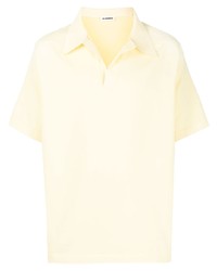 Мужская желтая футболка-поло от Jil Sander
