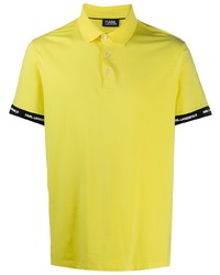 Мужская желтая футболка-поло от Karl Lagerfeld