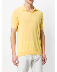 Мужская желтая футболка-поло от Nuur