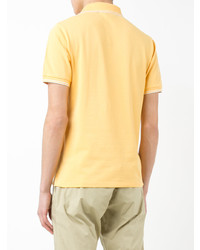 Мужская желтая футболка-поло от Stone Island