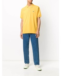 Мужская желтая футболка-поло от Lacoste
