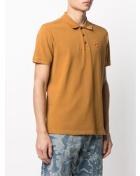 Мужская желтая футболка-поло от Kenzo