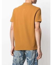 Мужская желтая футболка-поло от Kenzo