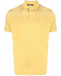 Мужская желтая футболка-поло от Loro Piana