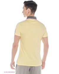 Мужская желтая футболка-поло от Mavango