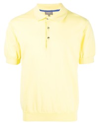 Мужская желтая футболка-поло от N.Peal