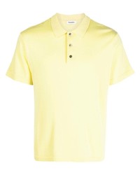 Мужская желтая футболка-поло от Nanushka