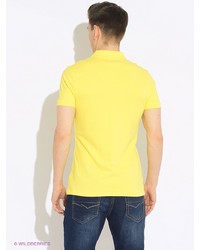 Мужская желтая футболка-поло от Oodji