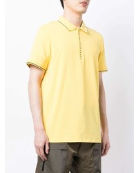 Мужская желтая футболка-поло от Armani Exchange
