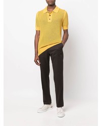 Мужская желтая футболка-поло от PT TORINO