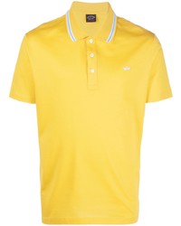 Мужская желтая футболка-поло от Paul & Shark