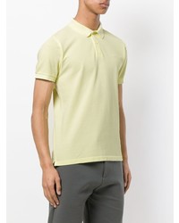Мужская желтая футболка-поло от Sun 68