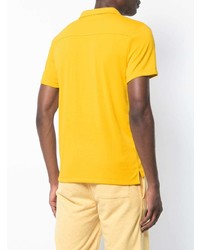 Мужская желтая футболка-поло от Onia
