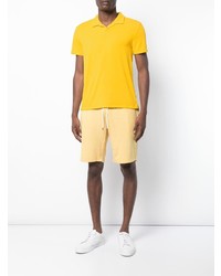Мужская желтая футболка-поло от Onia