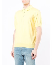 Мужская желтая футболка-поло от N.Peal