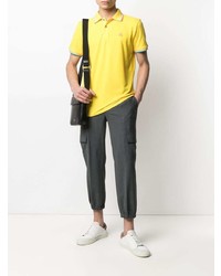Мужская желтая футболка-поло от Peuterey