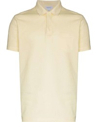 Мужская желтая футболка-поло от Sunspel