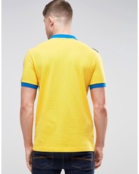 Мужская желтая футболка-поло от Fred Perry