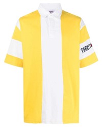 Мужская желтая футболка-поло от Tommy Jeans