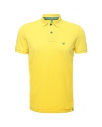 Мужская желтая футболка-поло от United Colors of Benetton