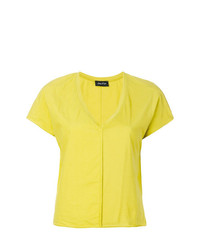 Женская желтая футболка с v-образным вырезом от Andrea Ya'aqov