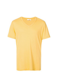 Мужская желтая футболка с v-образным вырезом от Onia