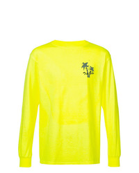 Мужская желтая футболка с длинным рукавом с принтом от Très Bien