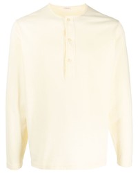 Мужская желтая футболка с длинным рукавом от FURSAC