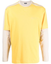 Мужская желтая футболка с длинным рукавом от Jacquemus