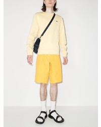 Мужская желтая футболка с длинным рукавом от Lacoste