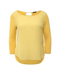 Женская желтая футболка с длинным рукавом от Motivi