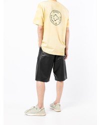 Мужская желтая футболка с круглым вырезом с принтом тай-дай от Oamc