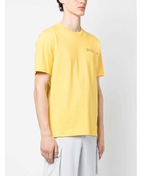 Мужская желтая футболка с круглым вырезом с принтом от North Sails