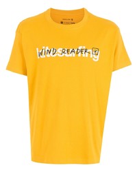 Мужская желтая футболка с круглым вырезом с принтом от OSKLEN