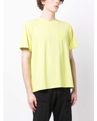 Мужская желтая футболка с круглым вырезом с принтом от Ostrya