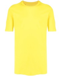 Мужская желтая футболка с круглым вырезом от 11 By Boris Bidjan Saberi