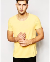 Мужская желтая футболка с круглым вырезом от Asos
