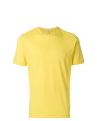 Мужская желтая футболка с круглым вырезом от Aspesi