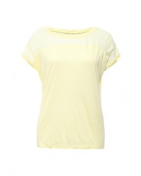 Женская желтая футболка с круглым вырезом от Baon