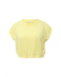 Женская желтая футболка с круглым вырезом от Brave Soul