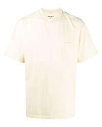 Мужская желтая футболка с круглым вырезом от Carhartt WIP