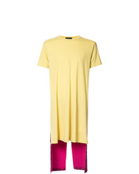 Мужская желтая футболка с круглым вырезом от Comme Des Garcons Homme Plus
