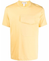 Мужская желтая футболка с круглым вырезом от Comme Des Garcons SHIRT