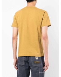 Мужская желтая футболка с круглым вырезом от Comme Des Garcons Play