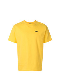 Мужская желтая футболка с круглым вырезом от Dust