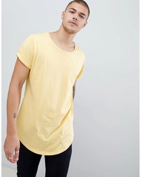Мужская желтая футболка с круглым вырезом от G Star