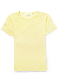 Мужская желтая футболка с круглым вырезом от Gant