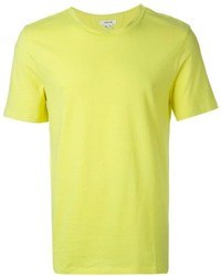 Мужская желтая футболка с круглым вырезом от Helmut Lang
