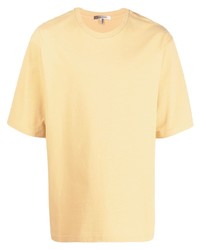 Мужская желтая футболка с круглым вырезом от Isabel Marant