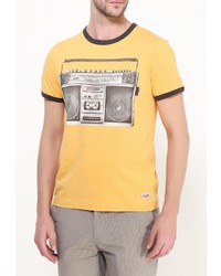 Мужская желтая футболка с круглым вырезом от Jack &amp; Jones